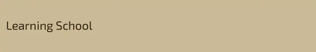 Learning School